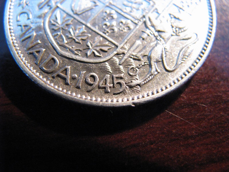 Evaluate-1945-Canada-Silver-50-Cent-Dp-Mintage-Error